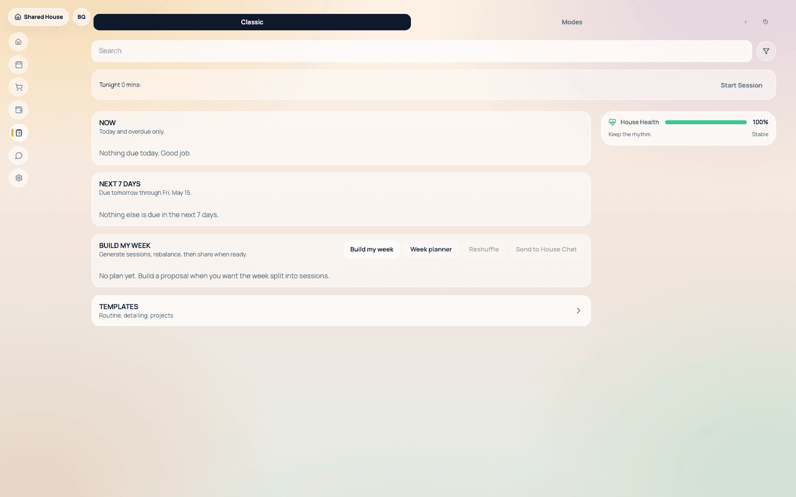 Cleaning & Tasks product view