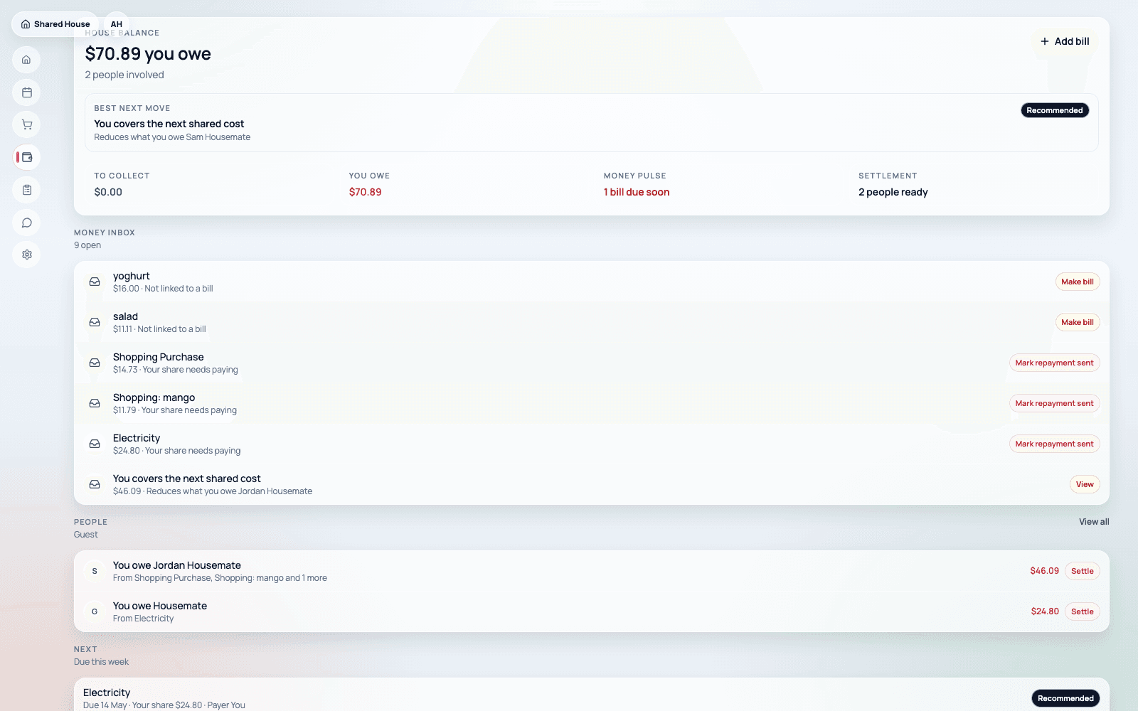 Privacy & Boundaries product screenshot for Personal stays personal