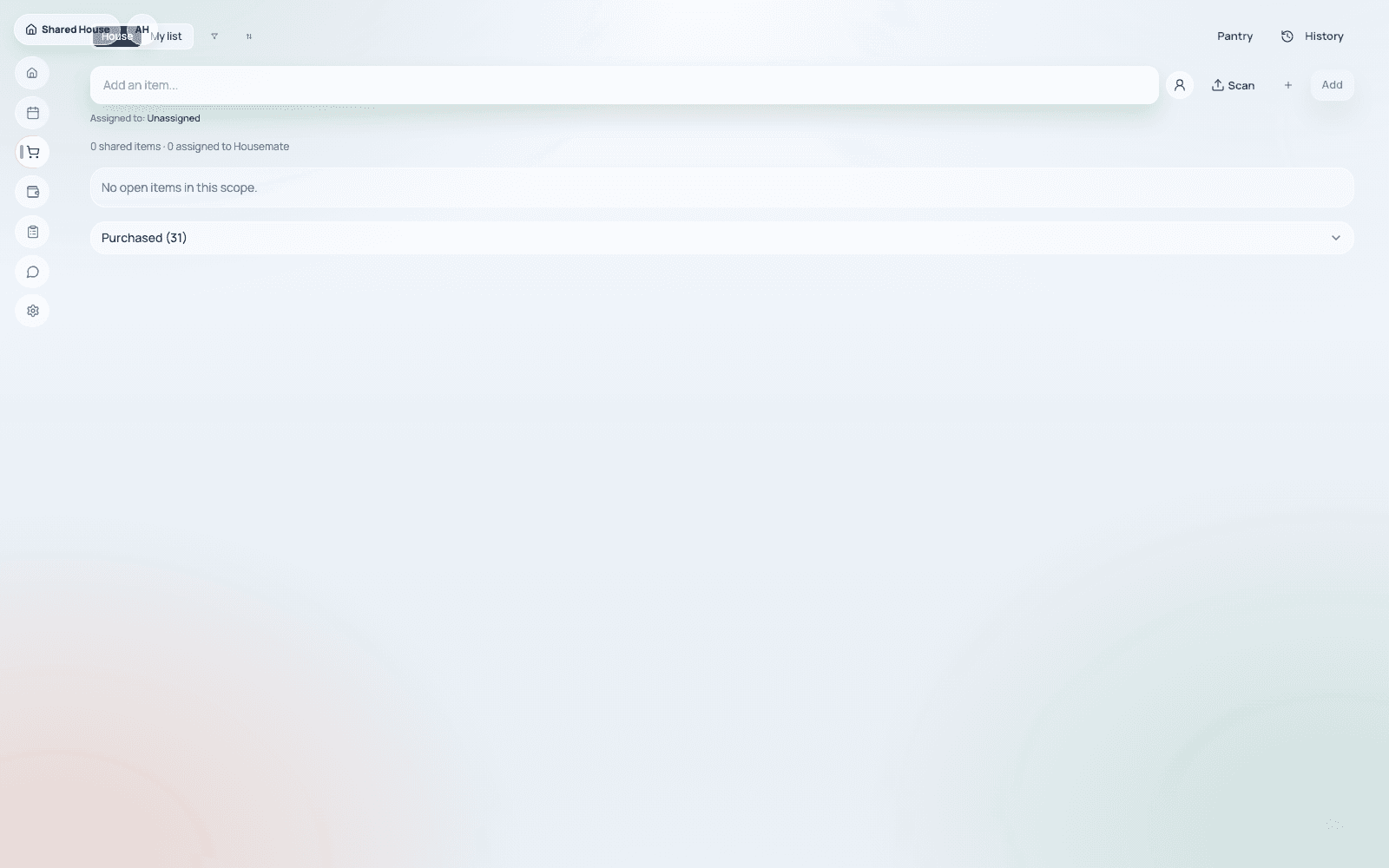 Privacy & Boundaries product view